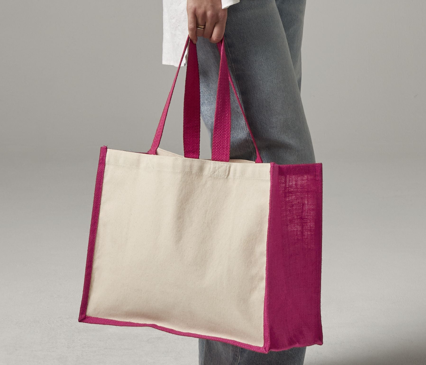 Sac shopping en toile de jute - WESTFORD MILL - #WM422