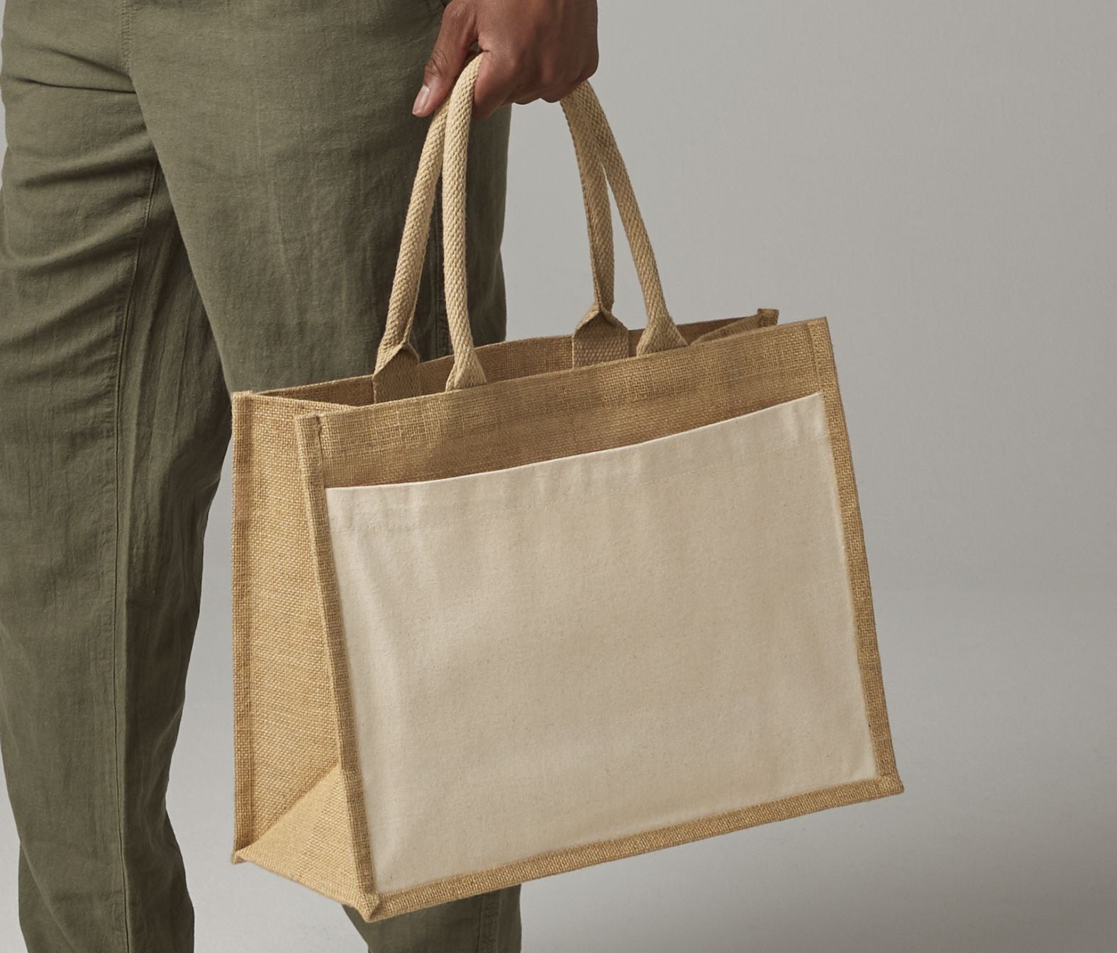 Grand sac en toile de jute - WESTFORD MILL - #WM427