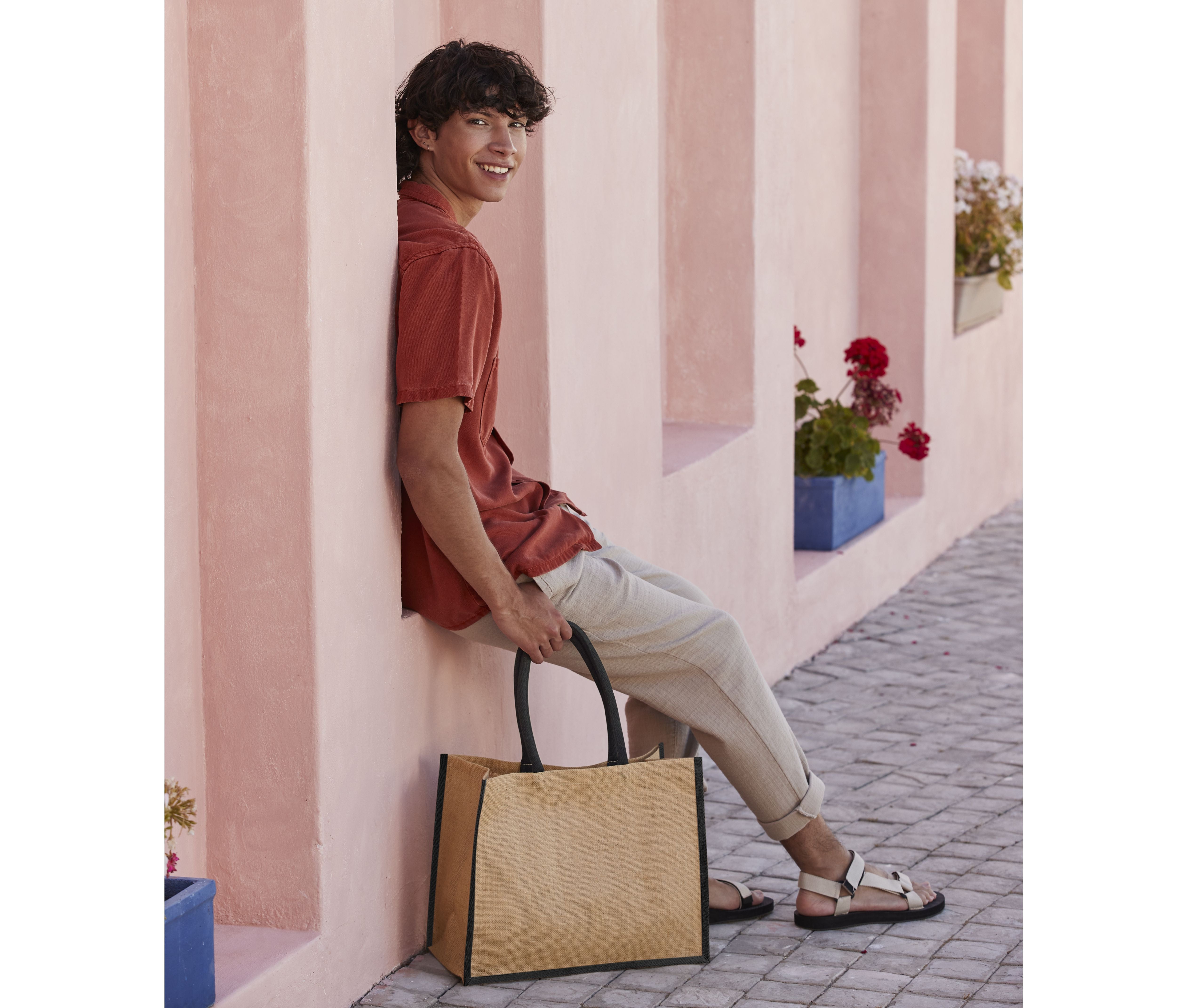 Sac shopping en toile de jute - WESTFORD MILL - #WM470
