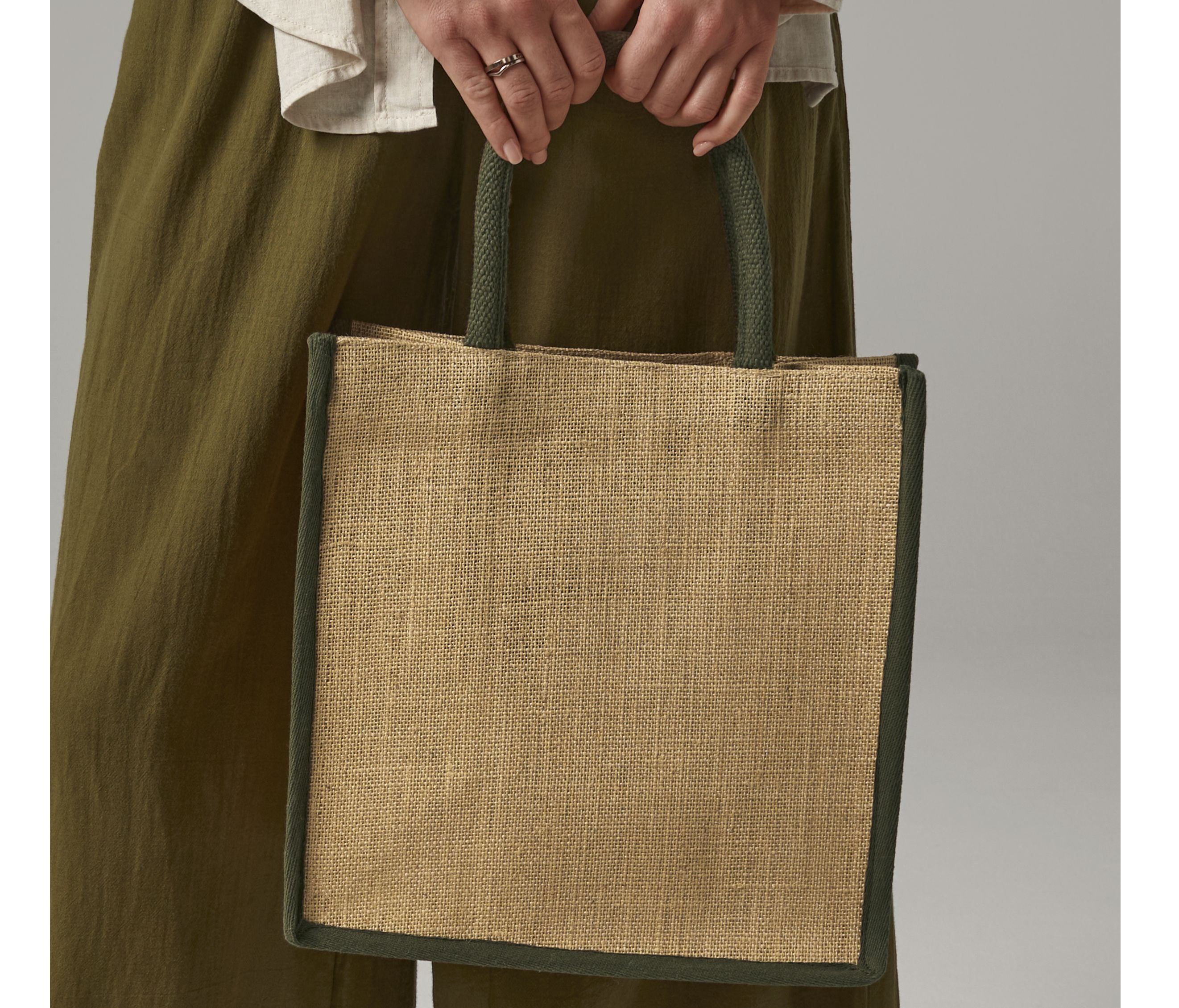 Petit sac shopping en toile de jute - WESTFORD MILL - #WM473
