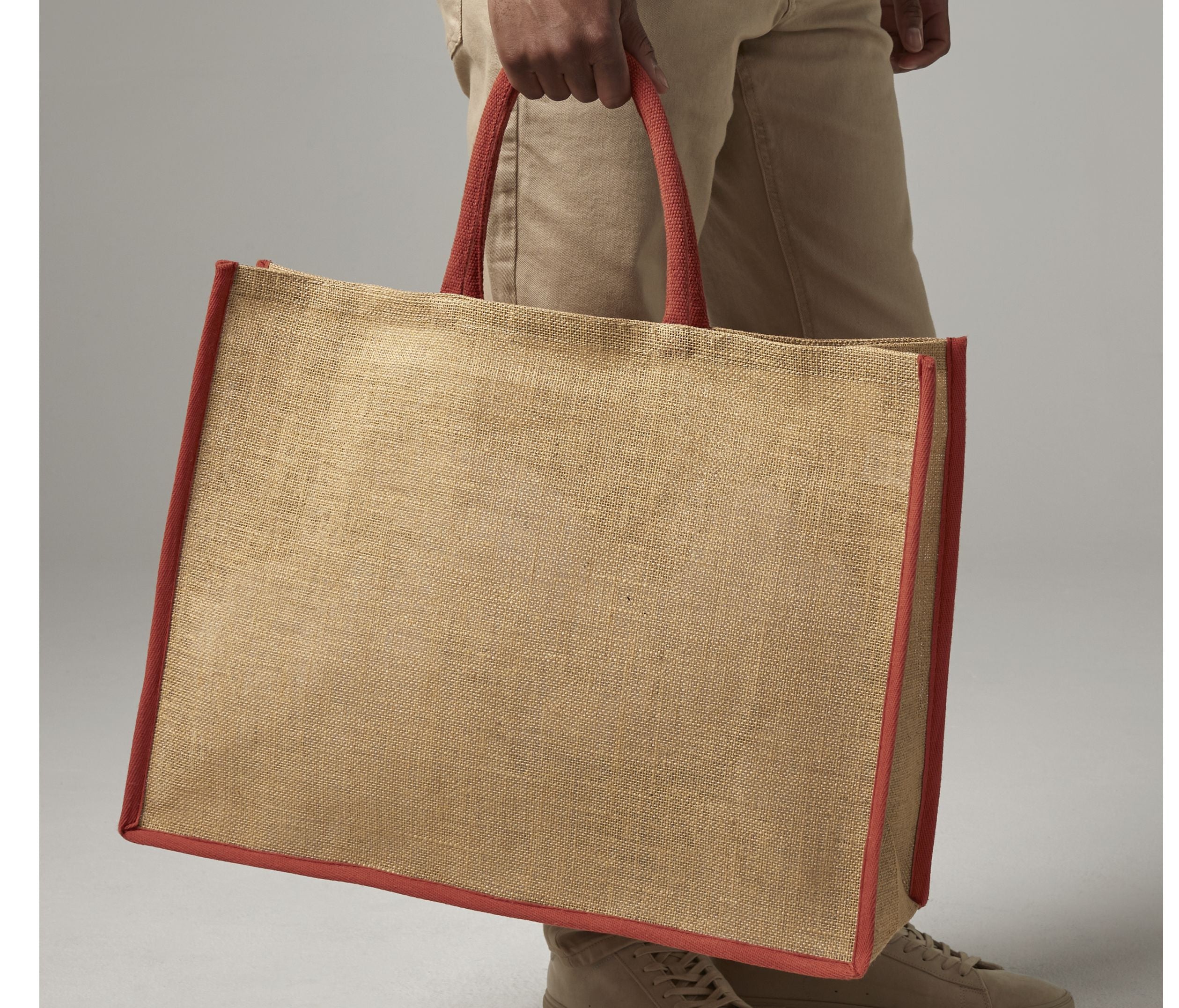 Grand sac shopping en toile de jute - WESTFORD MILL - #WM475