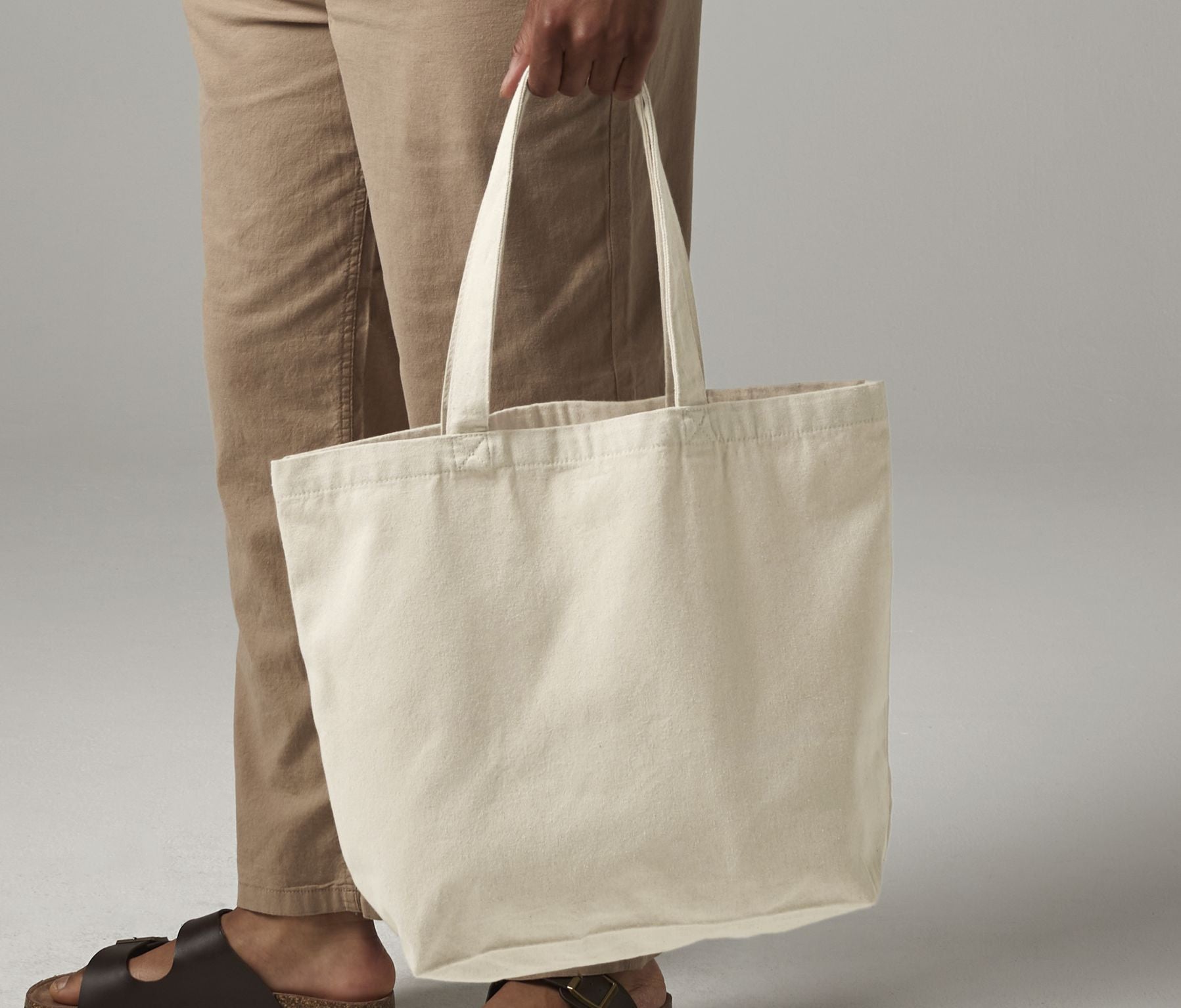Maxi sac shopping en polycoton recyclé - WESTFORD MILL - #WM965