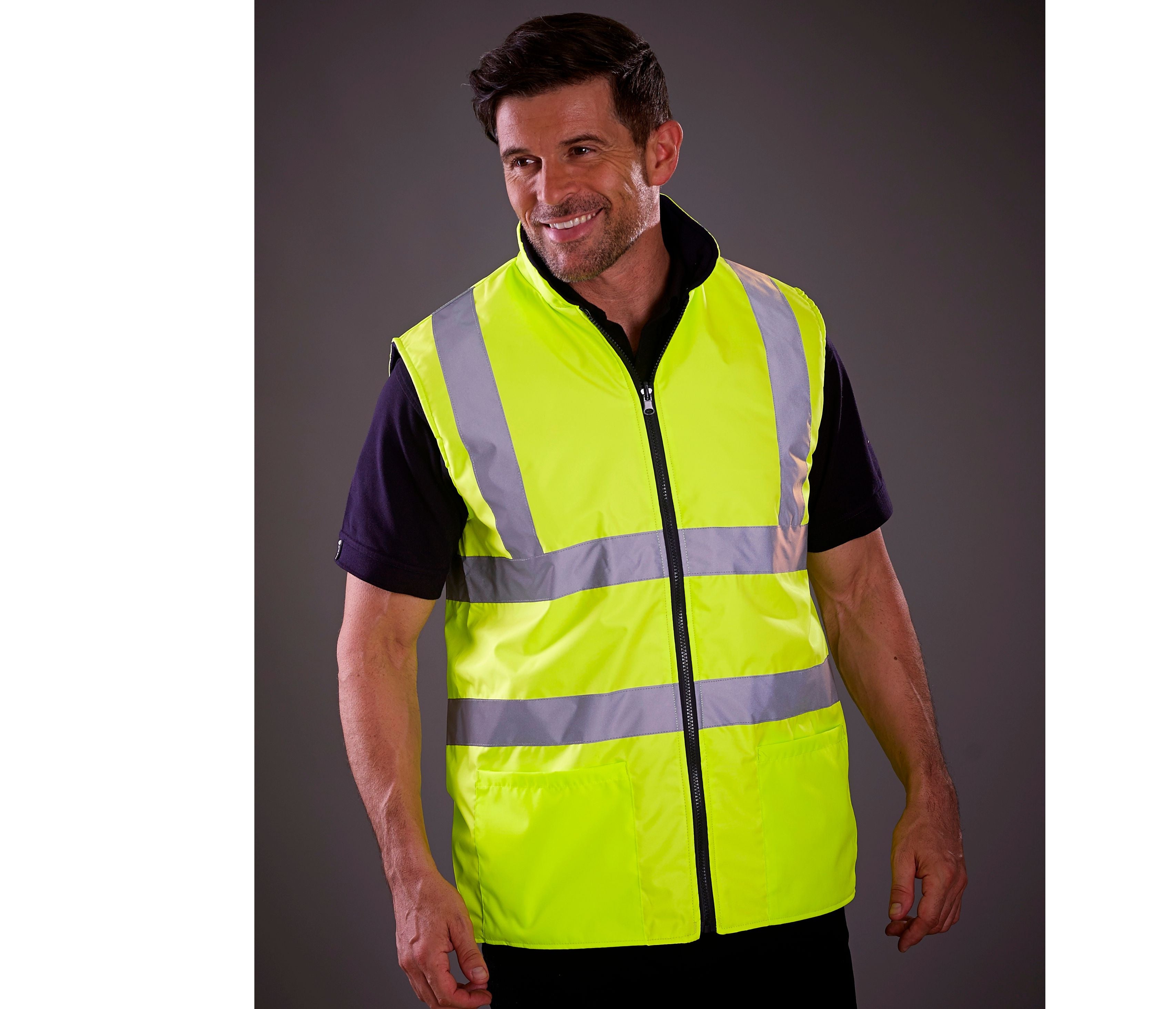 Bodywarmer réversible haute visibilité - YOKO - #YK008F