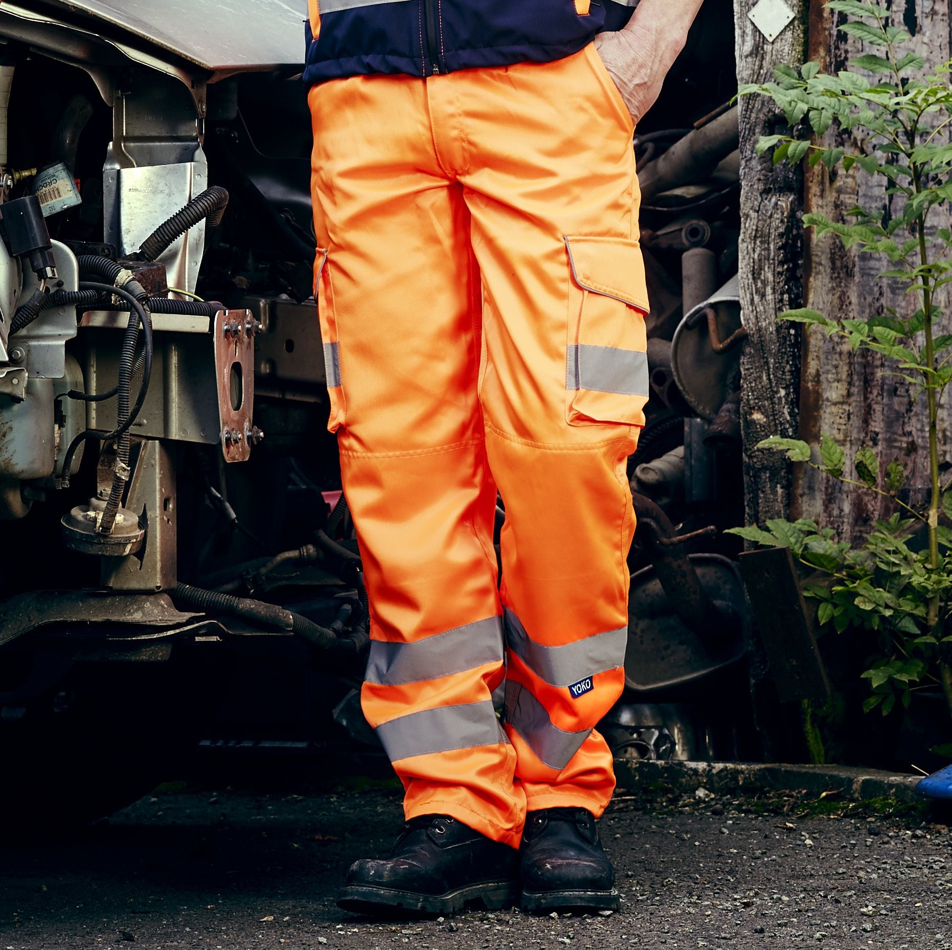 Pantalon de travail haute visibilité - YOKO - #YK018T