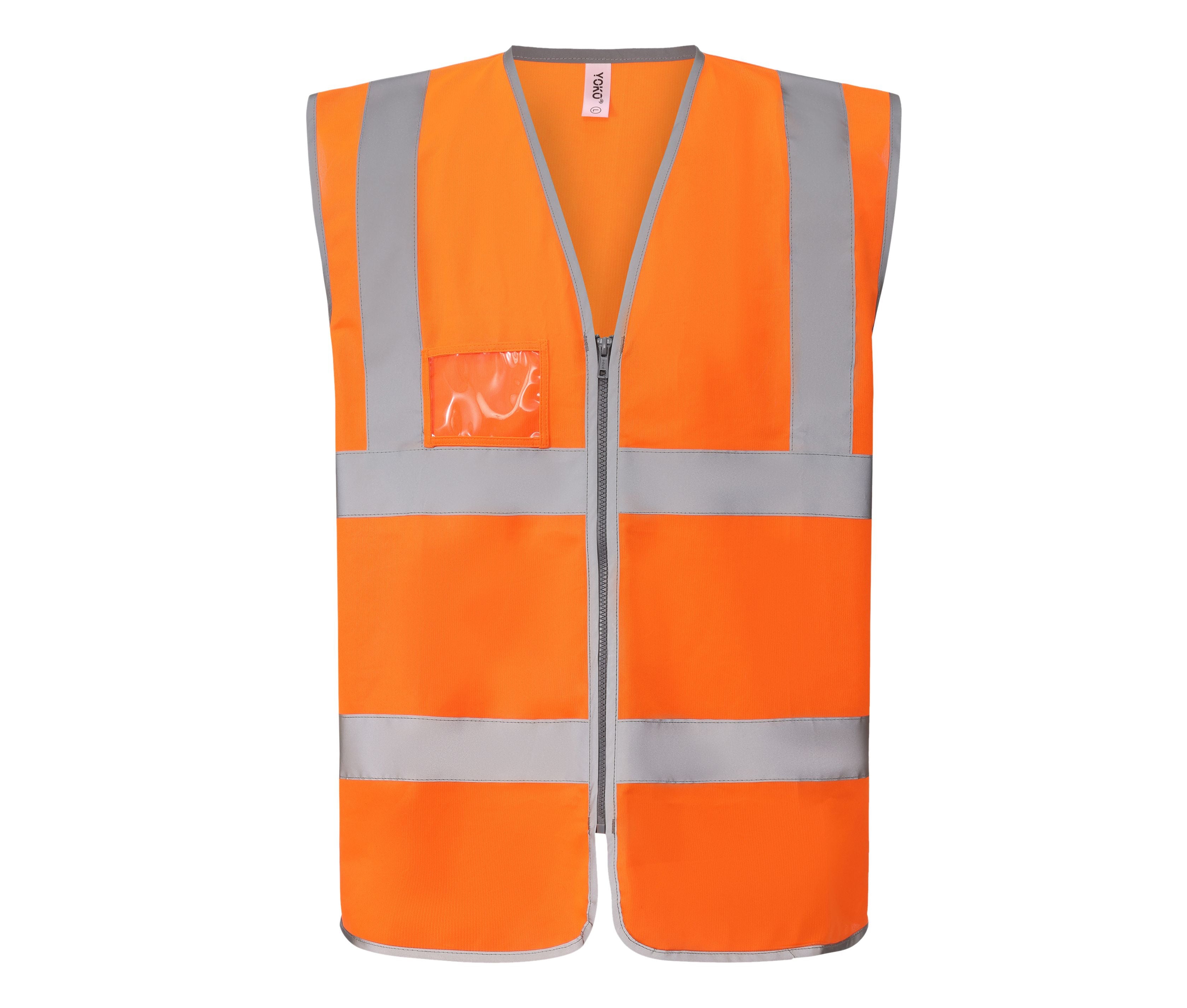 Veste de sécurité 2 bandes certifiée - YOKO - #YK103