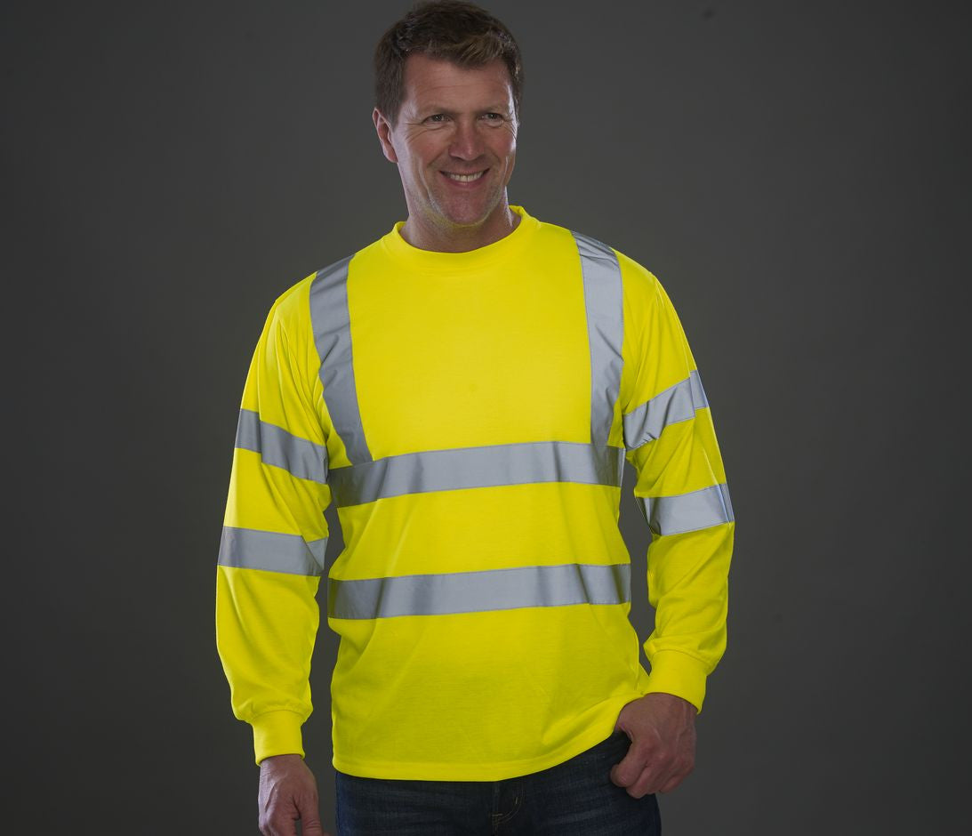 Tee-shirt manches longues haute visibilité - YOKO - #YK420