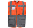 HI VIS ORANGE/GREY