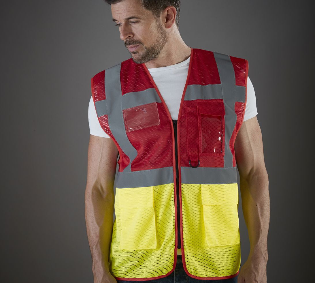 Gilet haute visibilité maille filet - YOKO - #YK820