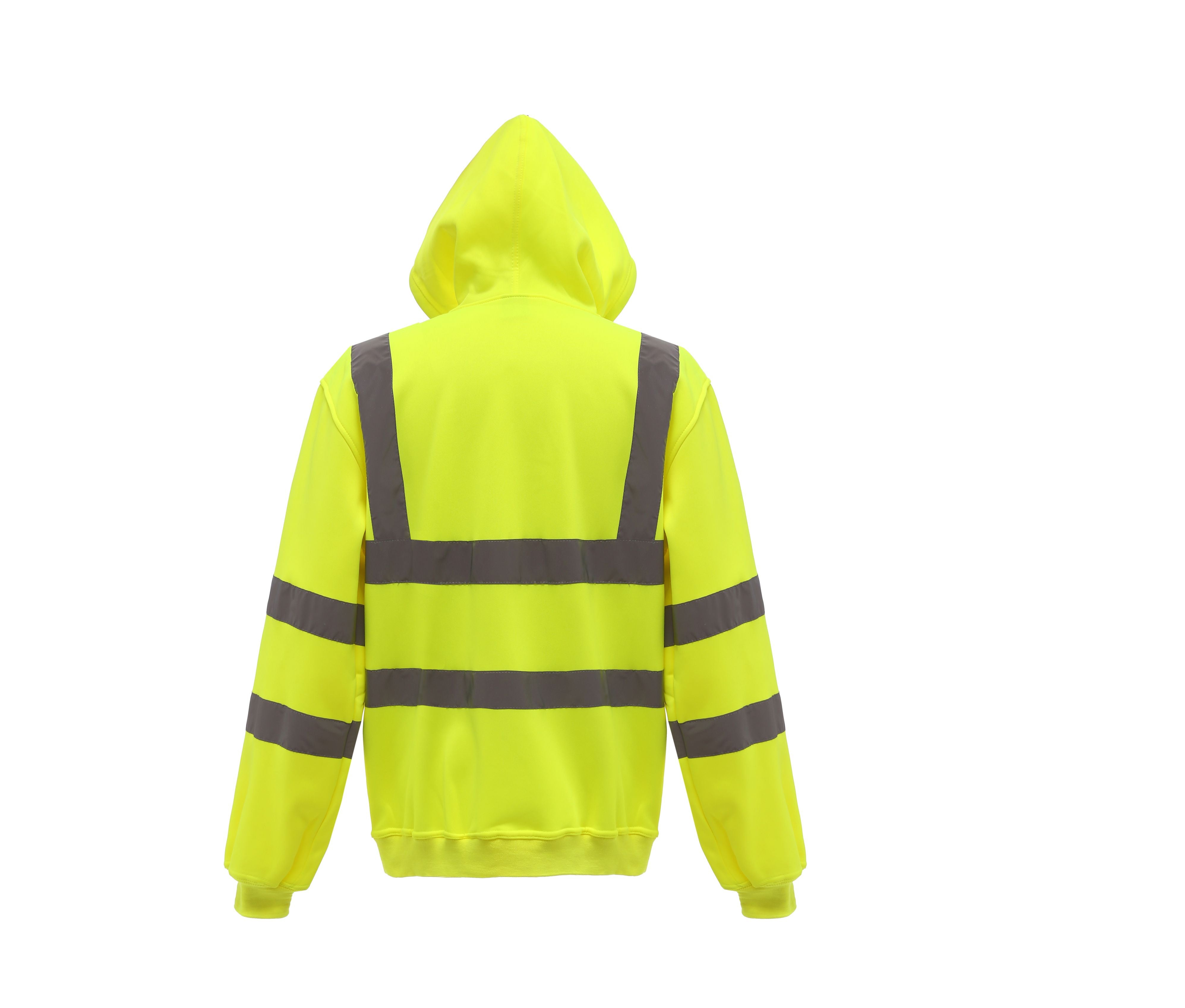 Sweat capuche zippé haute visibilité - YOKO - #YKK07
